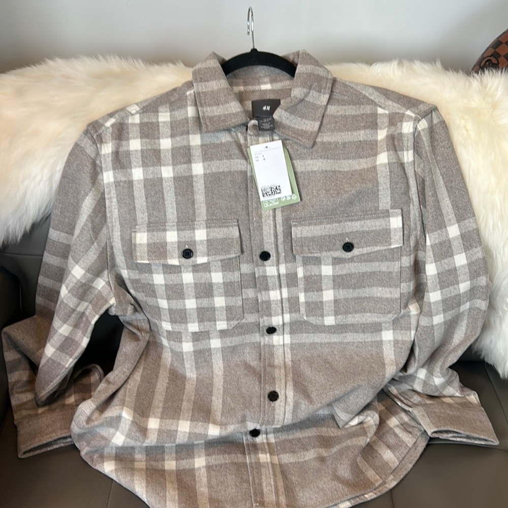 H&M brand long sleeve over shirt